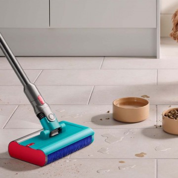 Dyson V15s Detect Submarine Cordless Stick Vacuum Cleaner 448798-01, 600W, 60 min (Nickel/Blue) Dyson V15s Detect Submarine Cordless Stick Vacuum Cleaner 448798-01, 600W, 60 min (Nickel/Blue)